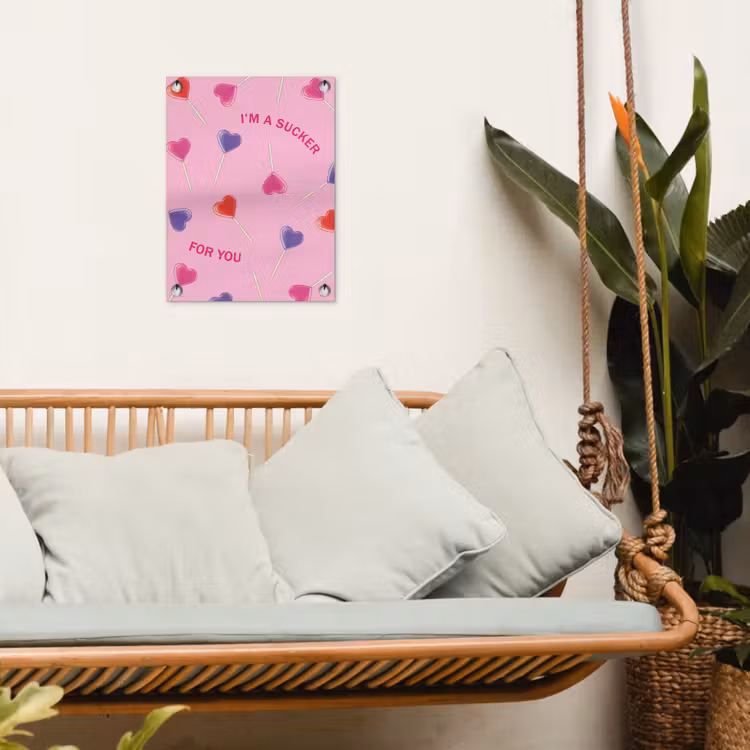 Tuinposter - Lolly - Valentijn - Illustratie - Snoep — 4