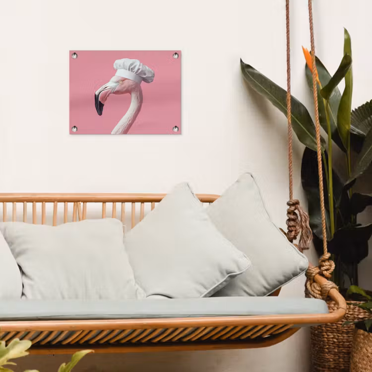 Tuinposter - Flamingo - Roze - Koksmuts - Vogel — 4