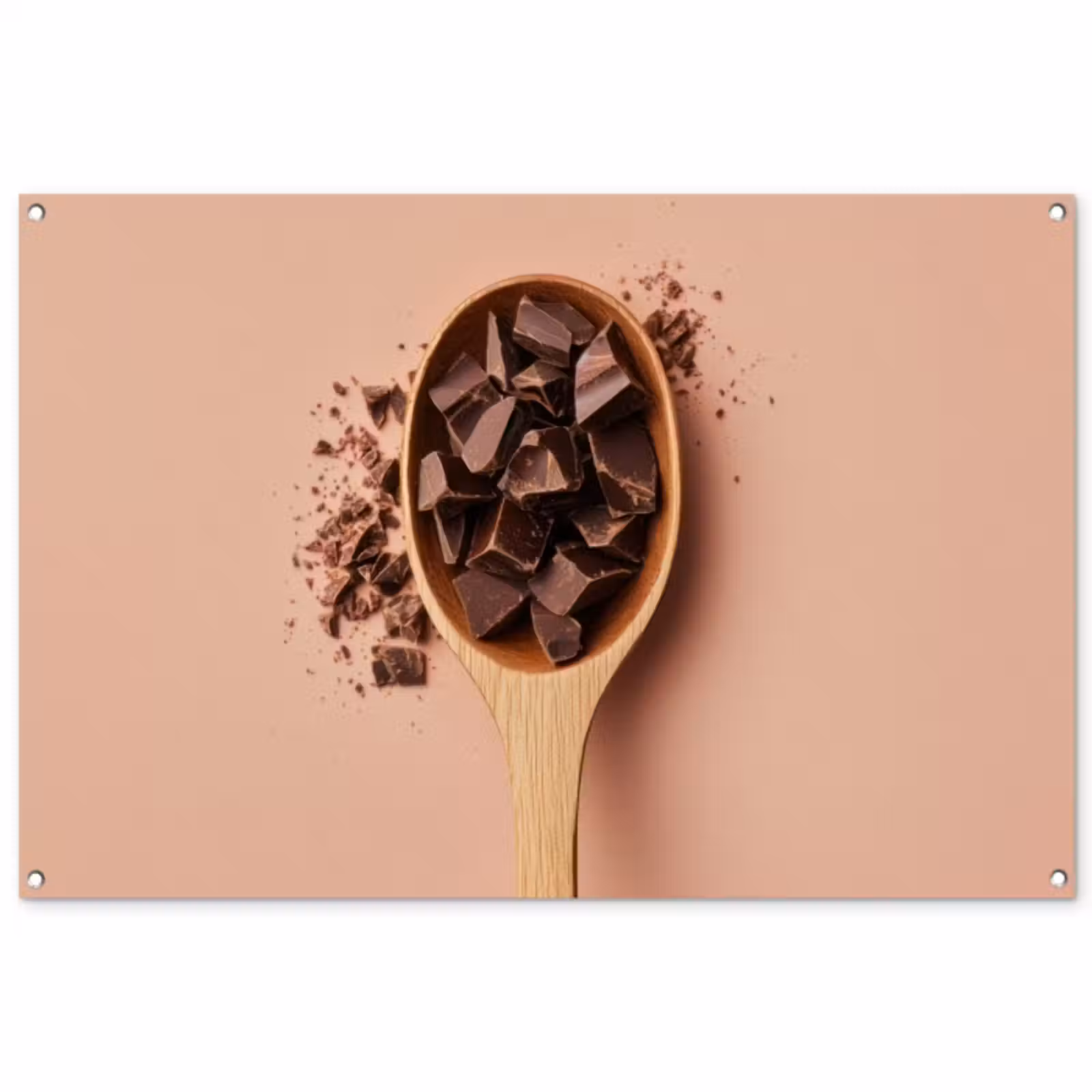 Tuinposter - Chocola - Hout - Lepel — 1