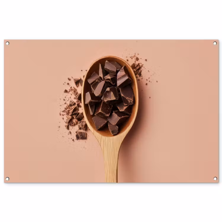 Tuinposter - Chocola - Hout - Lepel — 1