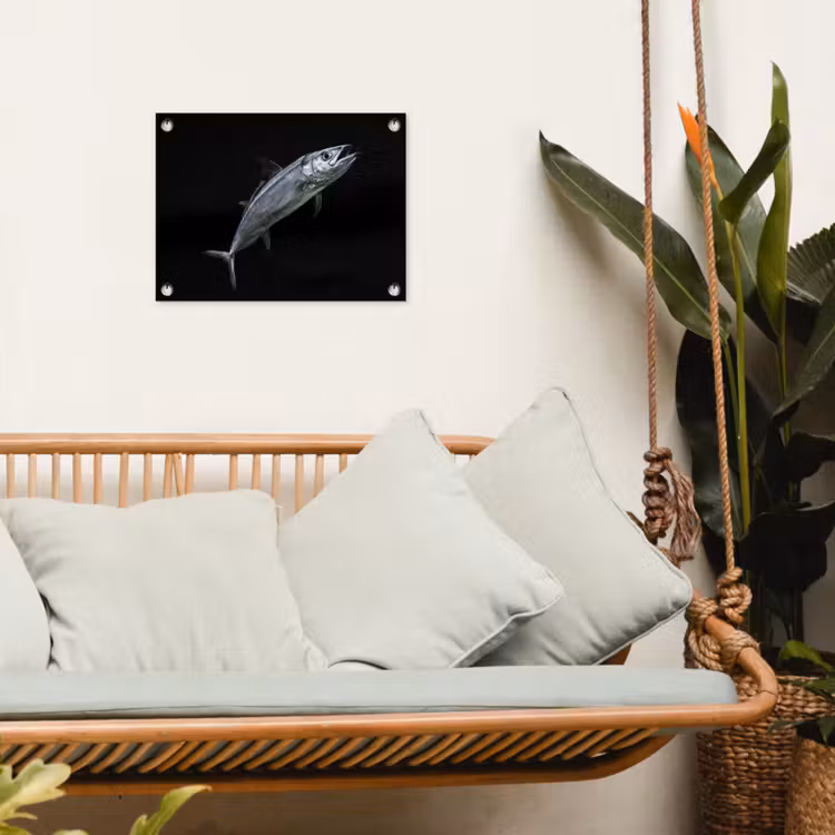 Tuinposter - Makreel - Vis - Zwart — 4