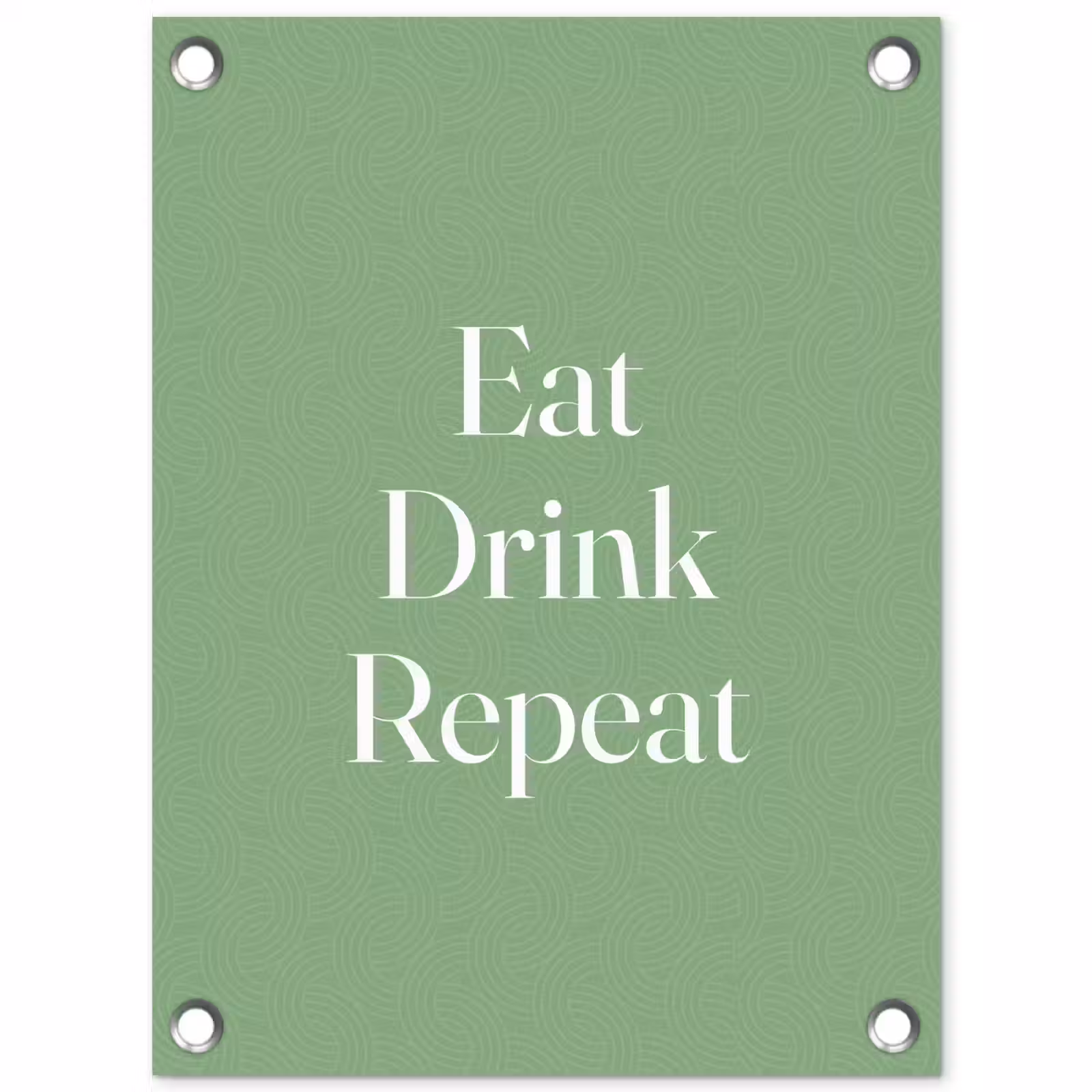 Tuinposter - Eten - Drinken - Tekst - Mintgroen — 1