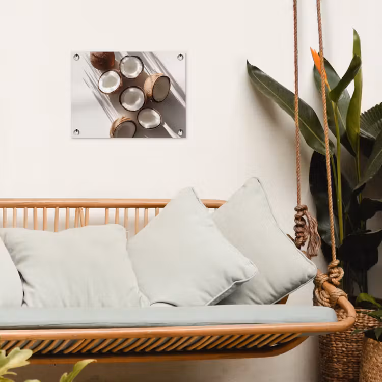 Tuinposter - Kokosnoten - Bruin - Shaduw — 4