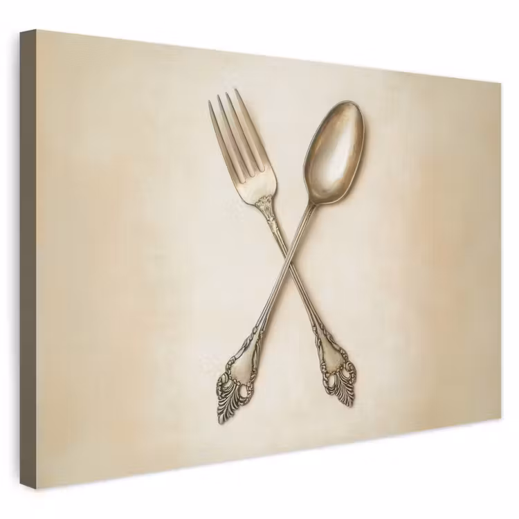 Buiten canvas - Beige - Vintage - Bestek — 1