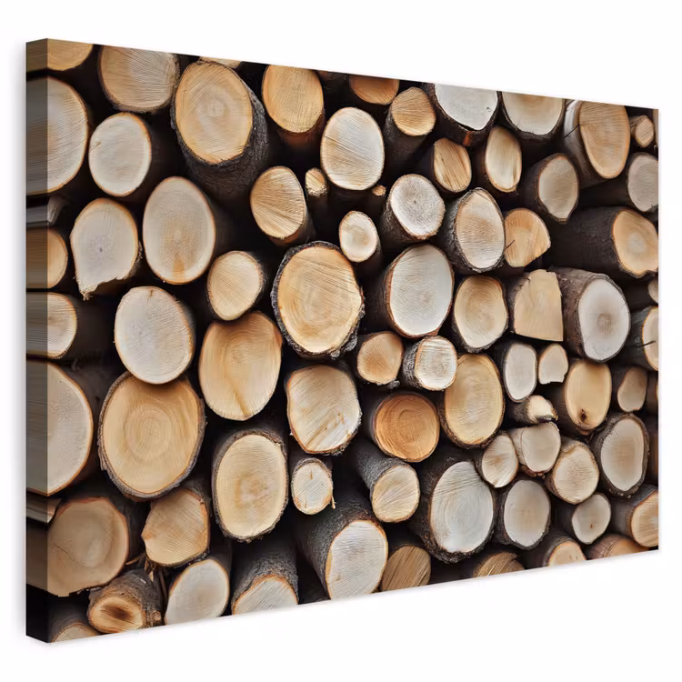 Buiten canvas - Hout - Boomstammen - Textuur — 1