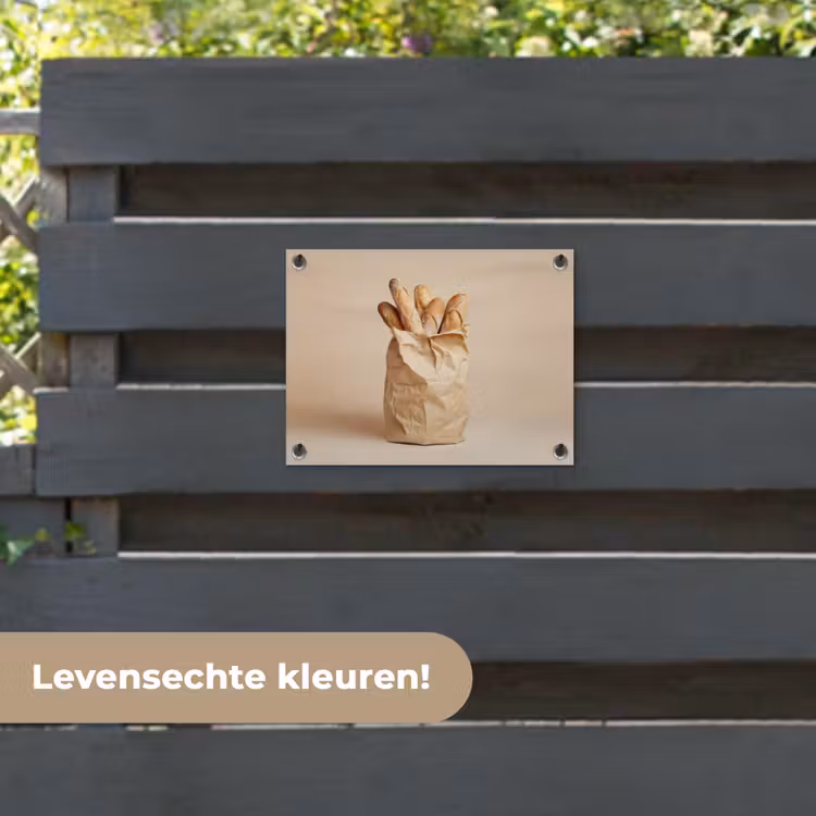 Tuinposter - Baguette - Brood - Stokbrood - Beige — 6