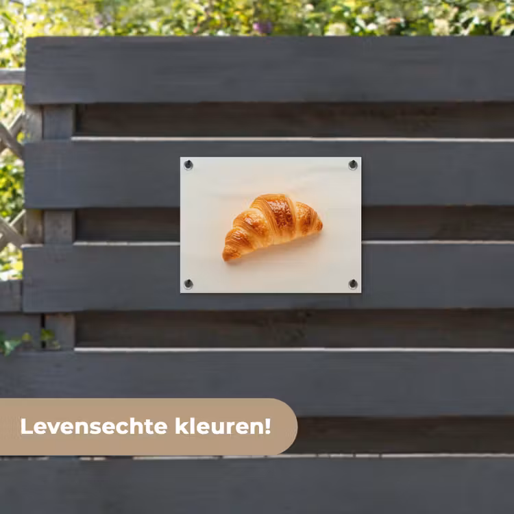 Tuinposter - Croissant - Brood - Beige — 6