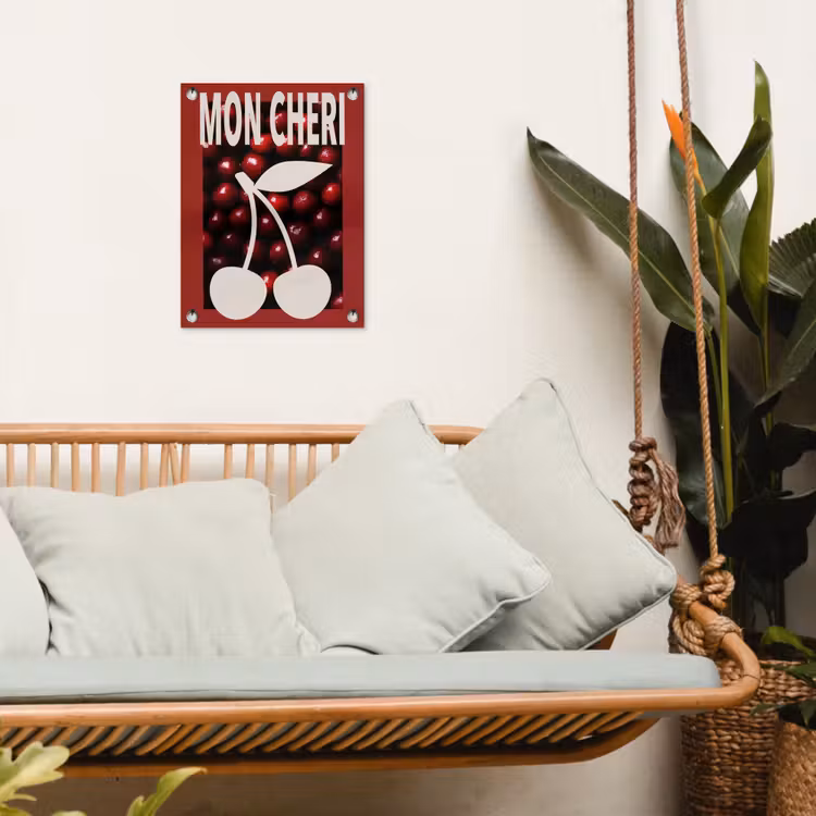 Tuinposter - Kersen - Illustratie - Rood — 4