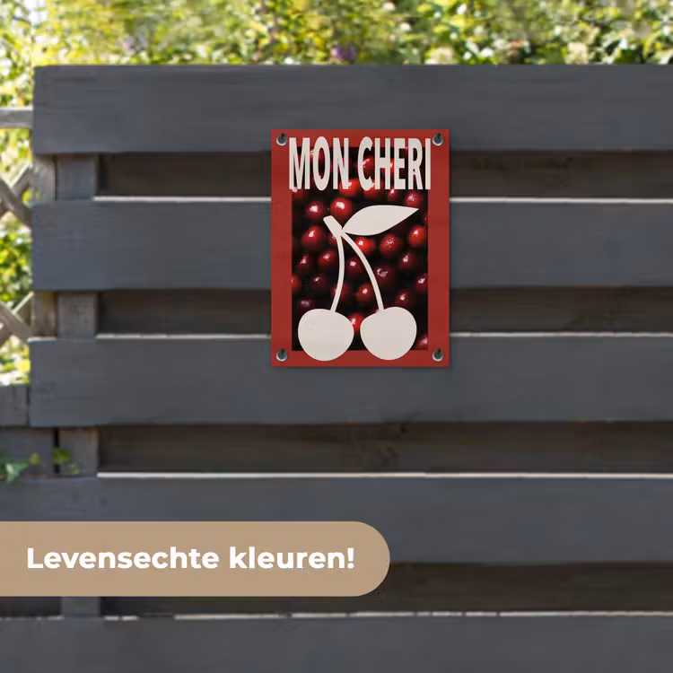 Tuinposter - Kersen - Illustratie - Rood — 6