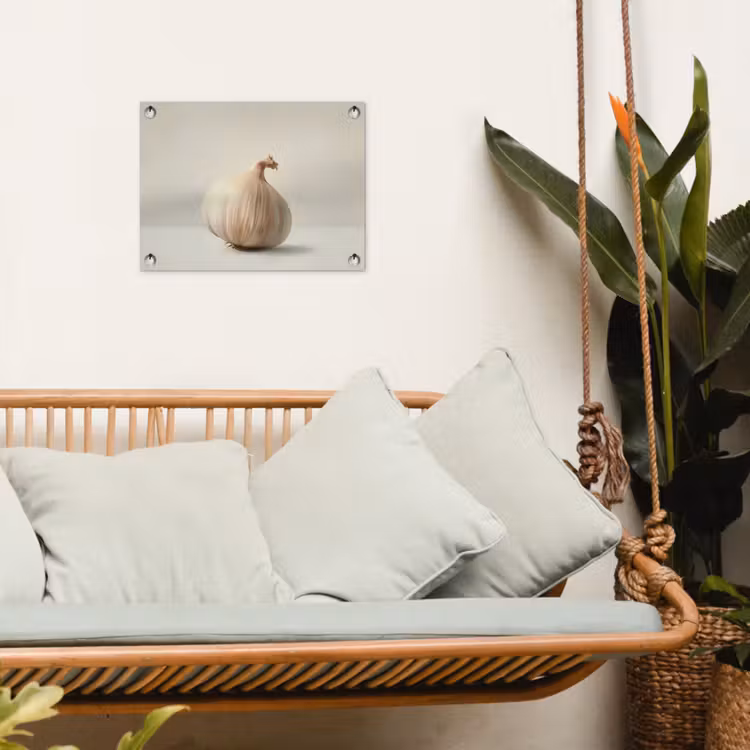 Tuinposter - Knoflook - Natuurlijk - Beige — 4