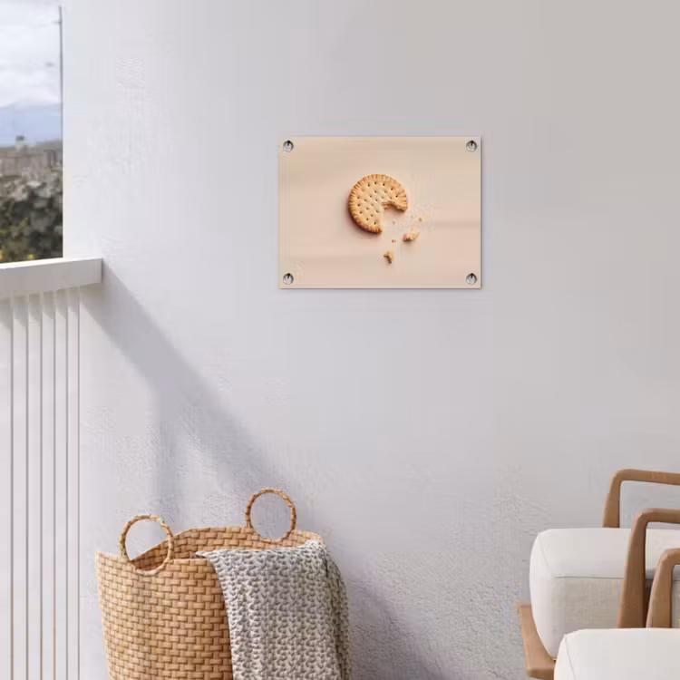 Tuinposter - Koekje - Kruimels - beige — 5