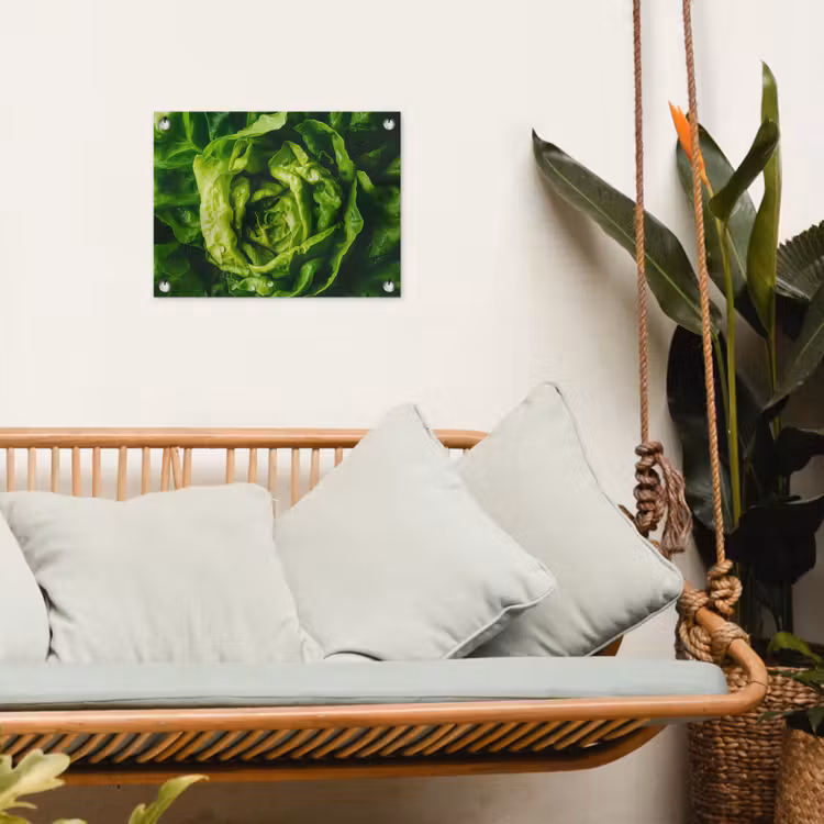 Tuinposter - Groente - Sla - Groen — 4
