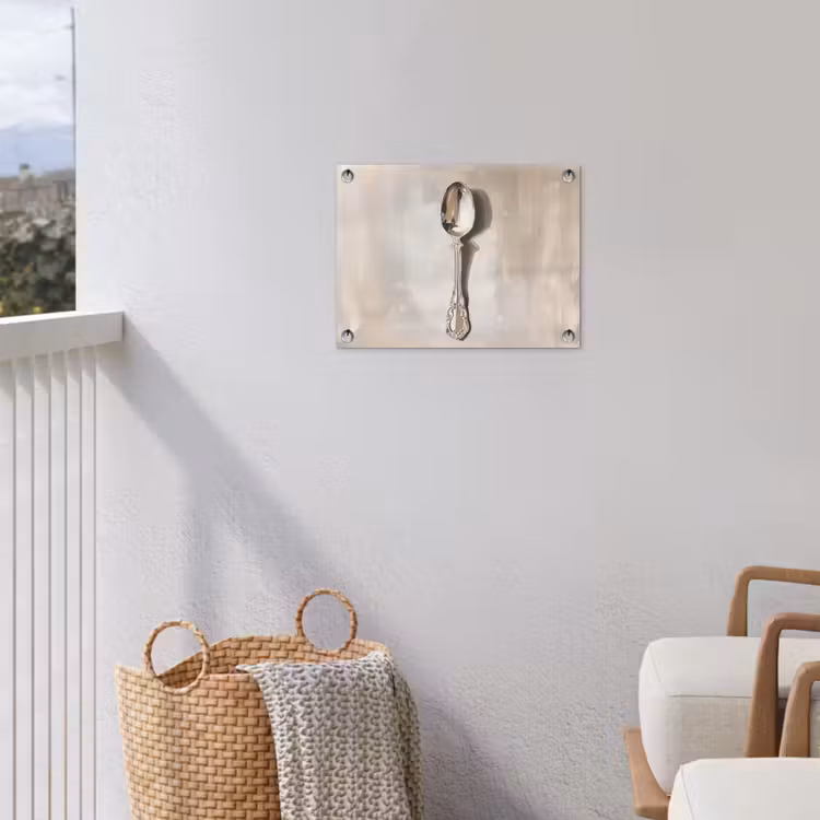 Tuinposter - Lepel - Verf - Zilver — 5