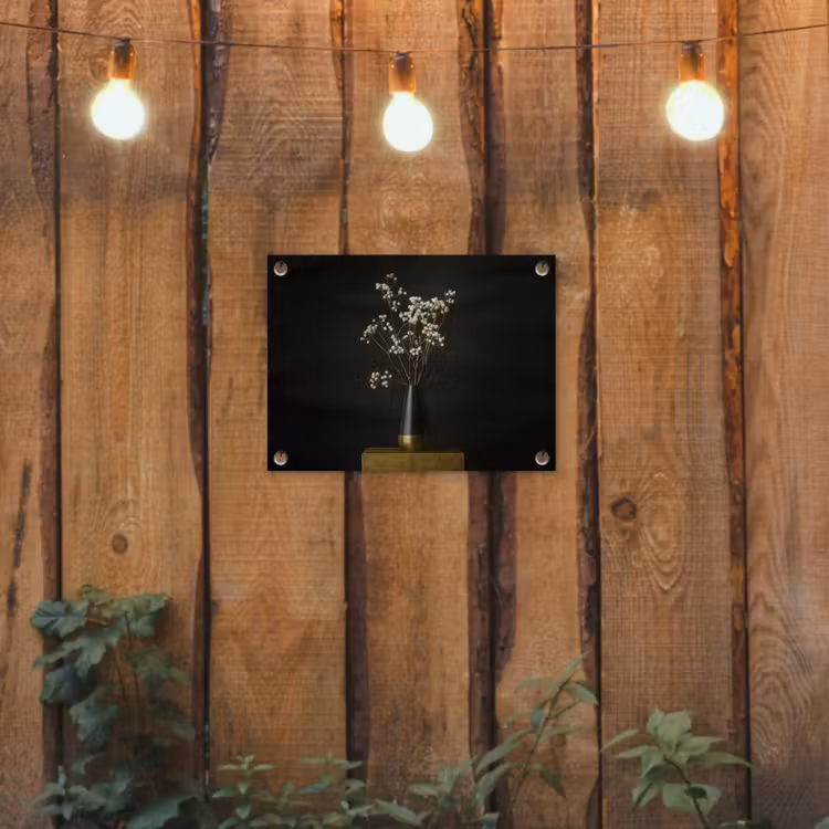 Tuinposter - Bloembollen - Wit - Vaas - Minimalistisch — 2
