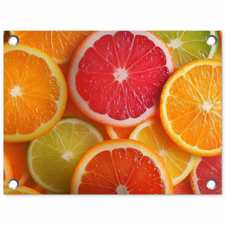 Tuinposter - Fruit - Kleurrijk - Close up — 1