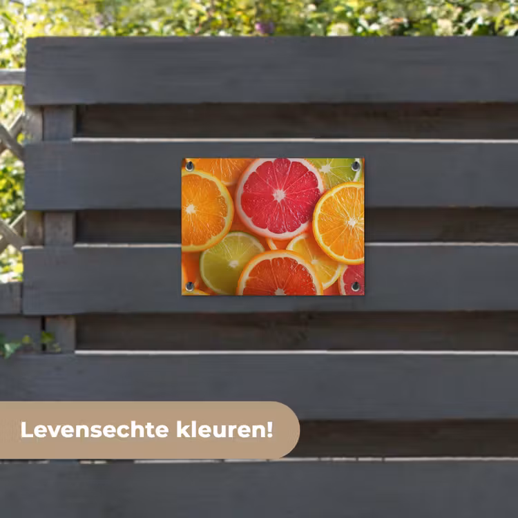 Tuinposter - Fruit - Kleurrijk - Close up — 6