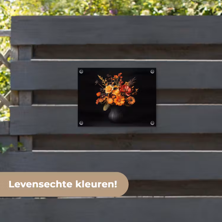 Tuinposter - Herfst - Boeket - Oranje — 6