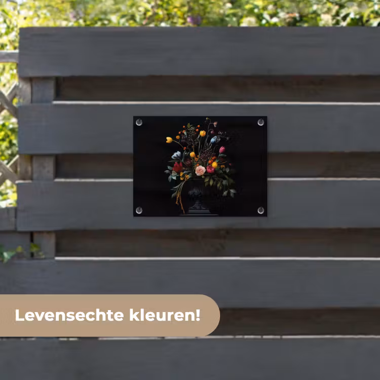 Tuinposter - Klassiek - Vaas - Boeket - Bloemen — 6