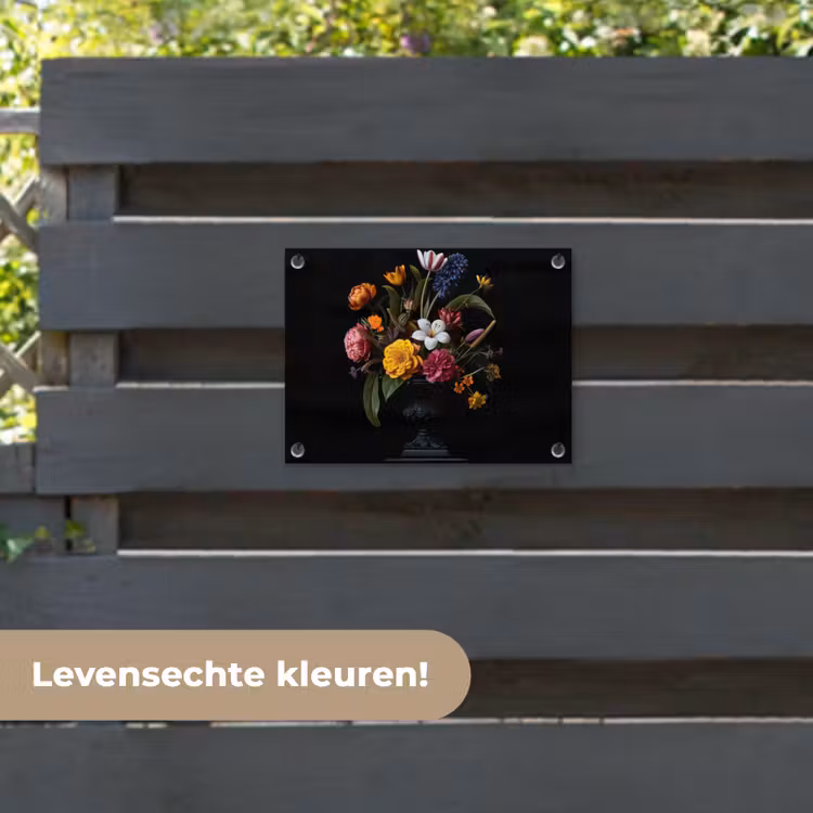 Tuinposter - Lente - Bloemen - Klassiek - Vaas — 6