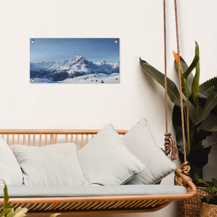 Tuinposter - Bergen - Sneeuw - Winter — 4