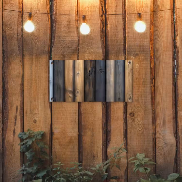 Tuinposter - Hout - Planken - Gemengd — 3