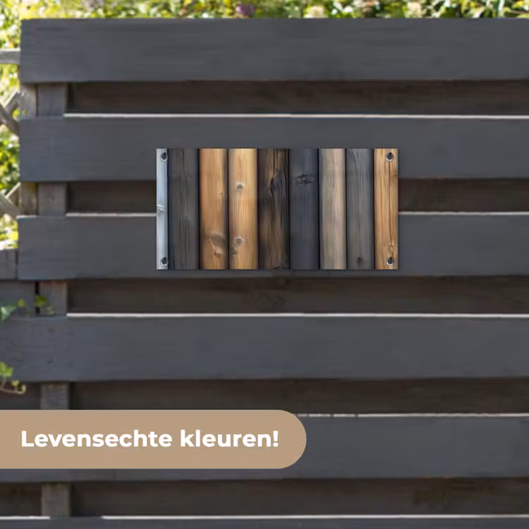 Tuinposter - Hout - Planken - Gemengd — 6