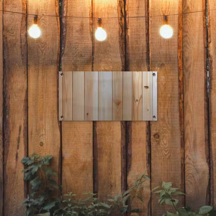 Tuinposter - Hout - Planken - Licht — 2
