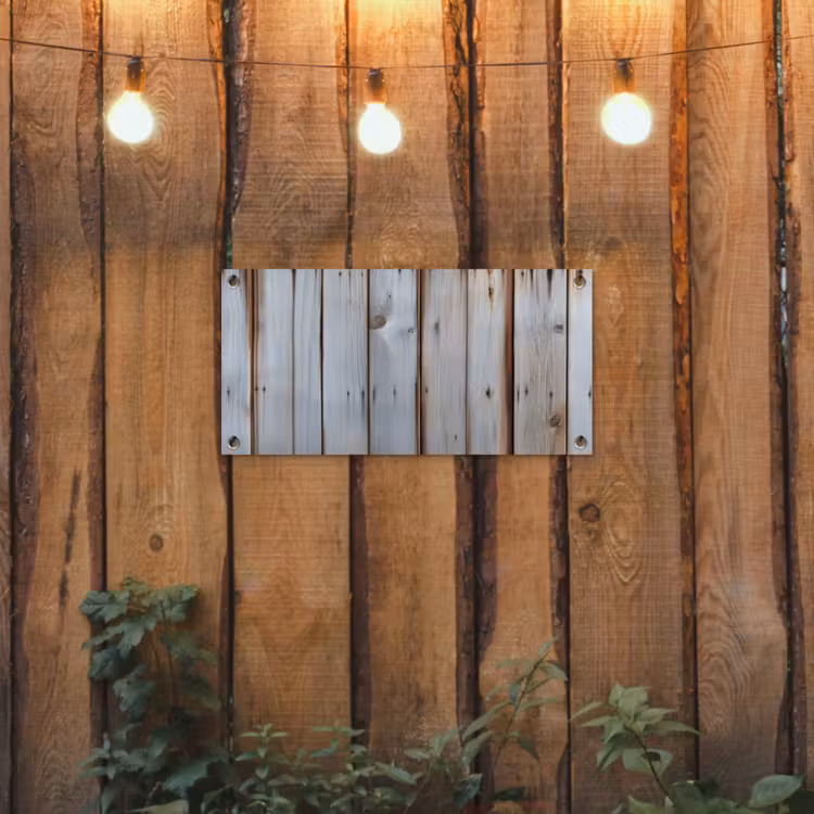 Tuinposter - Hout - Planken - Verweerd — 2