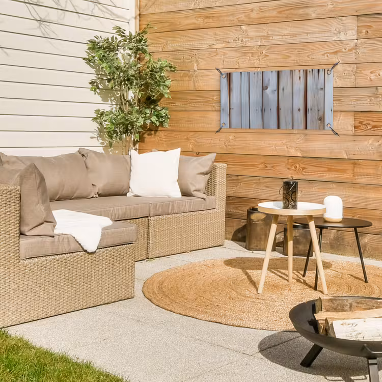 Tuinposter - Hout - Planken - Verweerd — 3