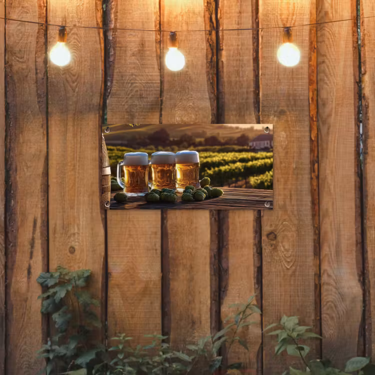 Tuinposter - Bier - Hop - Landschap — 3