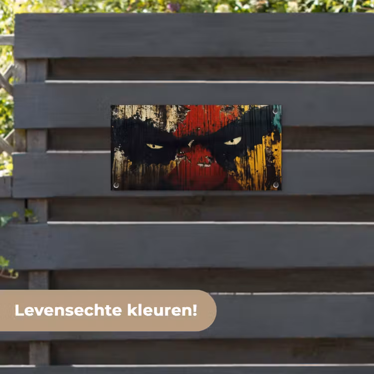 Tuinposter - Graffiti - Ogen - Abstract — 6