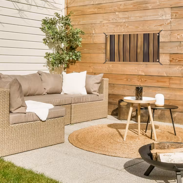 Tuinposter - Hout - Planken - Natuurtinten — 3