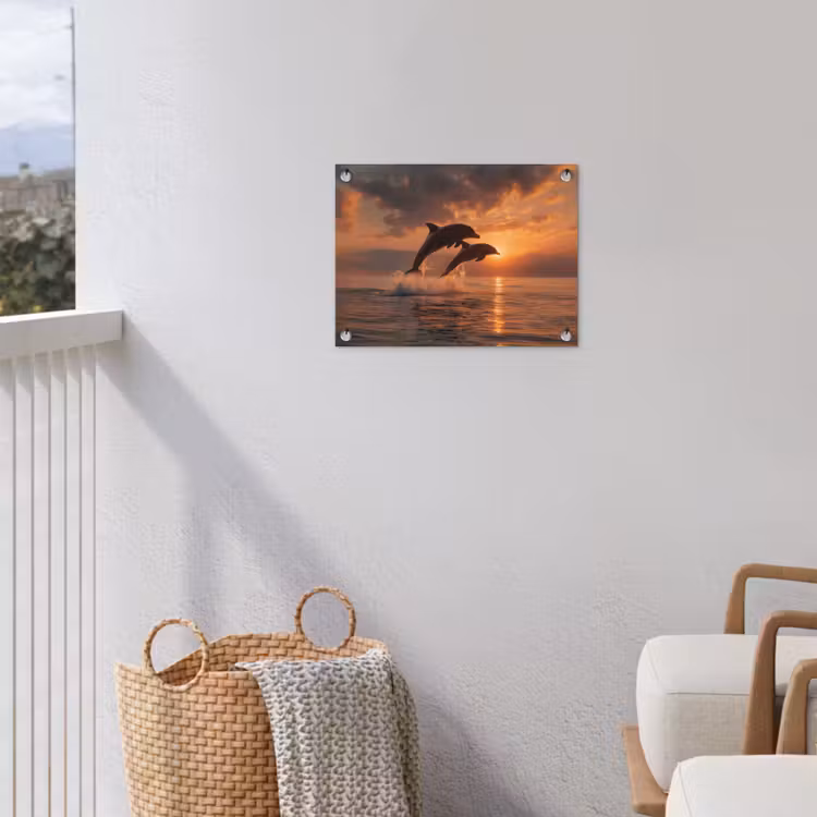 Tuinposter - Dolfijnen - Zee - Realistisch — 5
