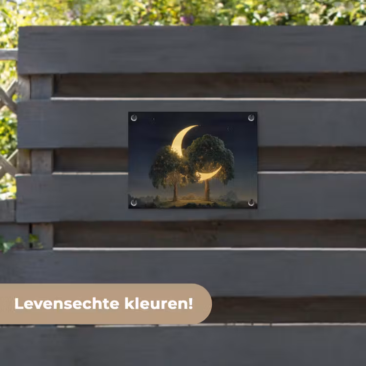Tuinposter - Maan - Bomen - Rust — 6