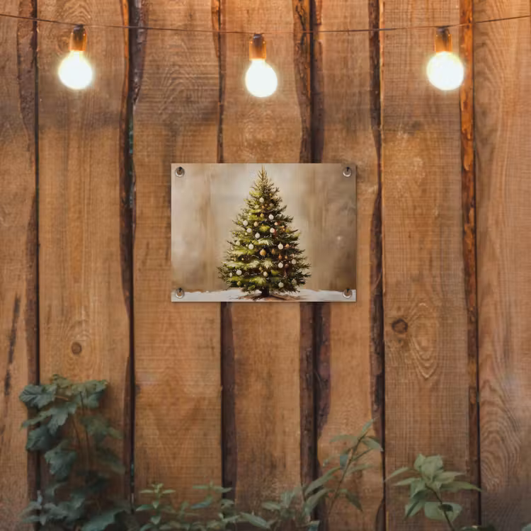 Tuinposter - Kerst - Sfeer - Groen — 2