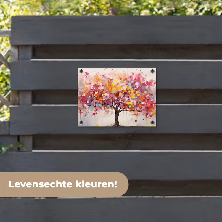 Tuinposter - Aquarel - Boom - Kunst - Abstract — 6