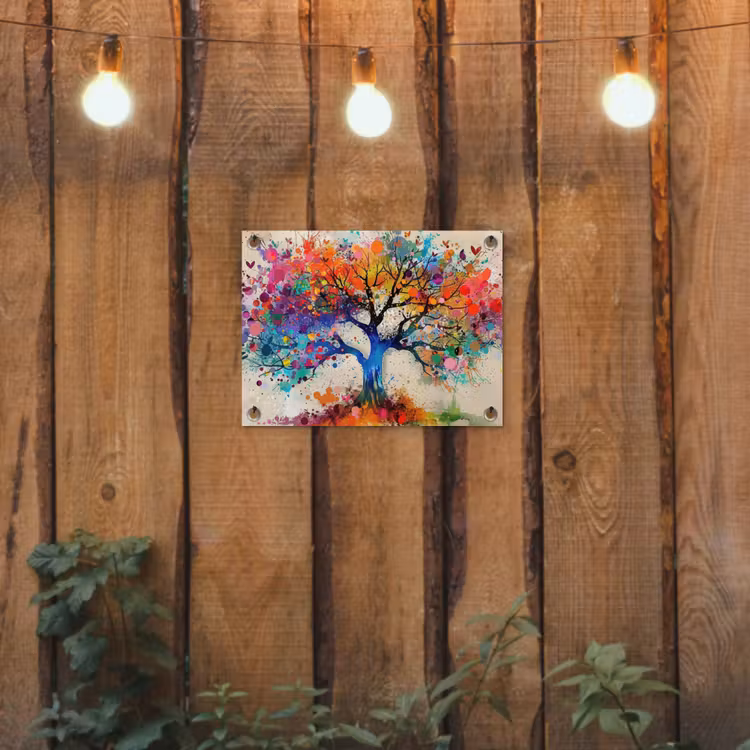Tuinposter - Levensboom - Natuur - Kleurrijk - Boom — 2