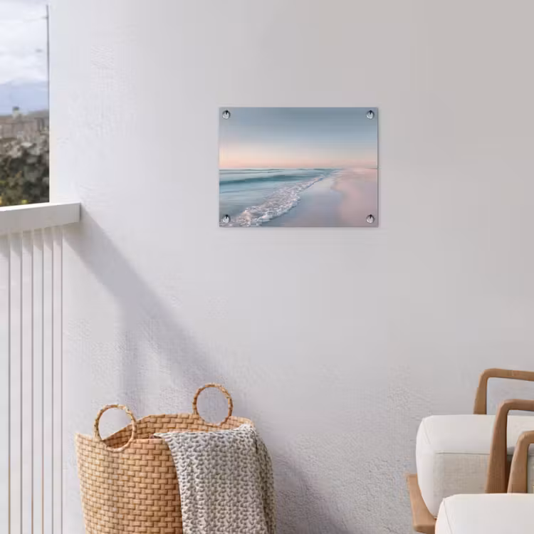 Tuinposter - Kustlijn - Pastel - water — 5