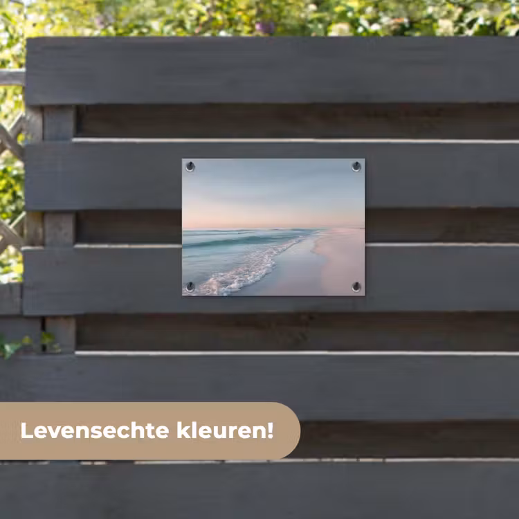 Tuinposter - Kustlijn - Pastel - water — 6