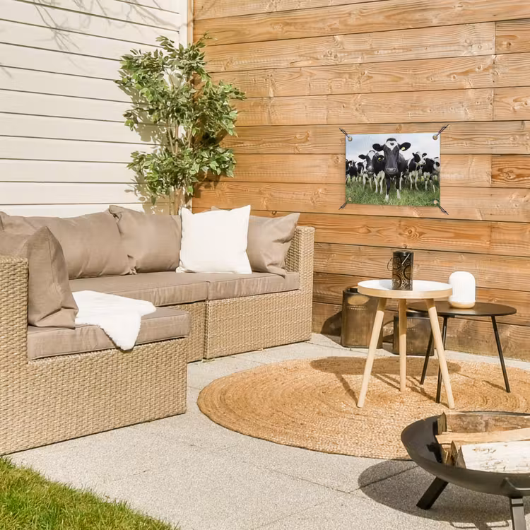 Tuinposter - Koeien - Gras - Lente - Dieren - Weiland - Boerderij — 2