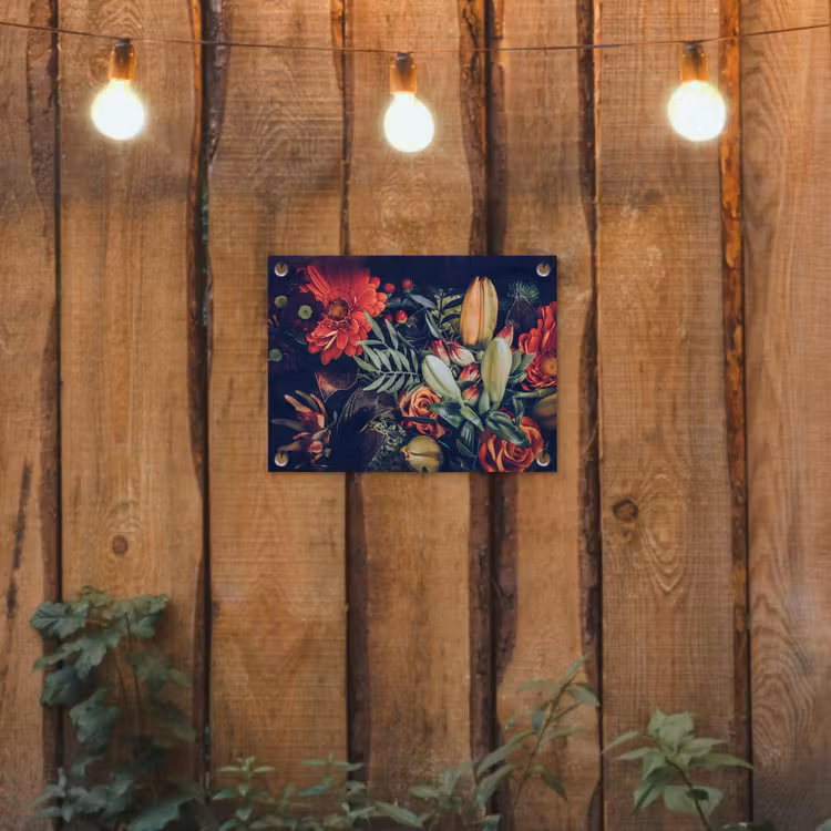 Tuinposter - Boeket - Stilleven - Bloemen - Planten - Rood — 3