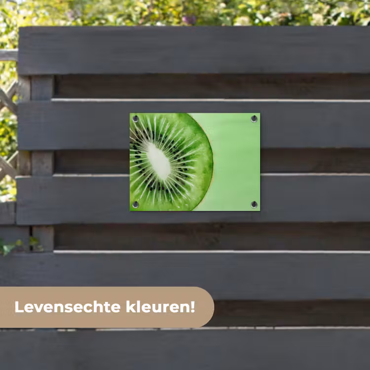 Tuinposter - Kiwi - Groen - Fris — 6