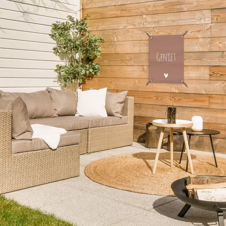 Tuinposter - Geniet - Spreuken -Quotes — 3