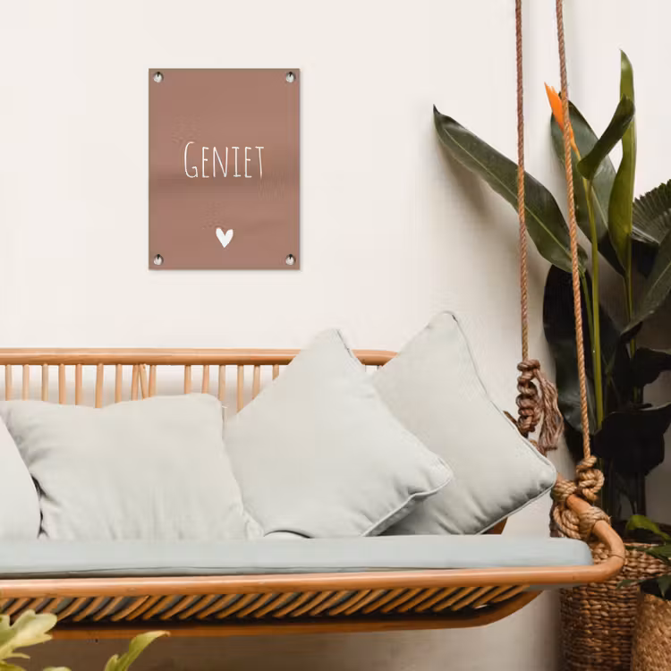 Tuinposter - Geniet - Spreuken -Quotes — 4