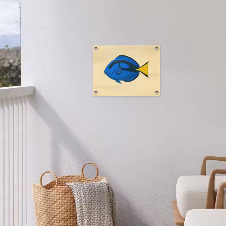 Tuinposter - Blauw - Dory - Vis - Staartvin — 5