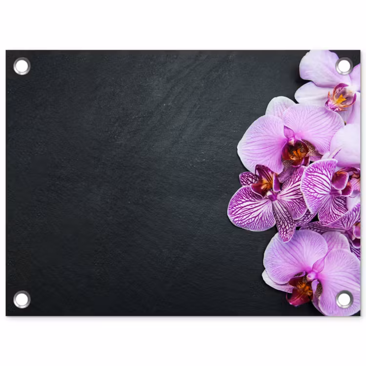 Tuinposter - Orchidee - Bloemen - Roze - Flora — 1