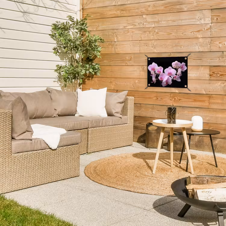 Tuinposter - Orchidee - Bloemen - Roze - Flora — 3
