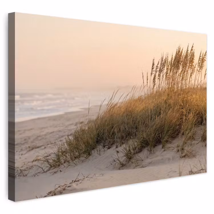 Buiten canvas - Duinlandschap - Zonsondergang - Strand — 1
