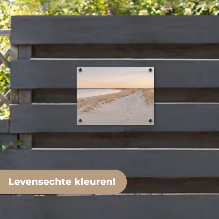 Tuinposter - Kustlijn - Horizon - Hek — 6