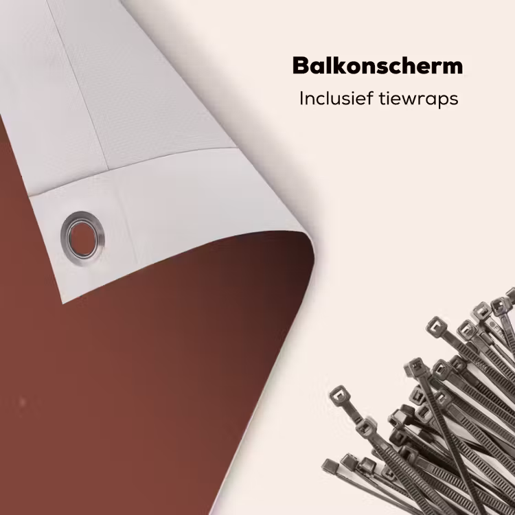 Balkonscherm - Palet - Rood - Interieur — 4